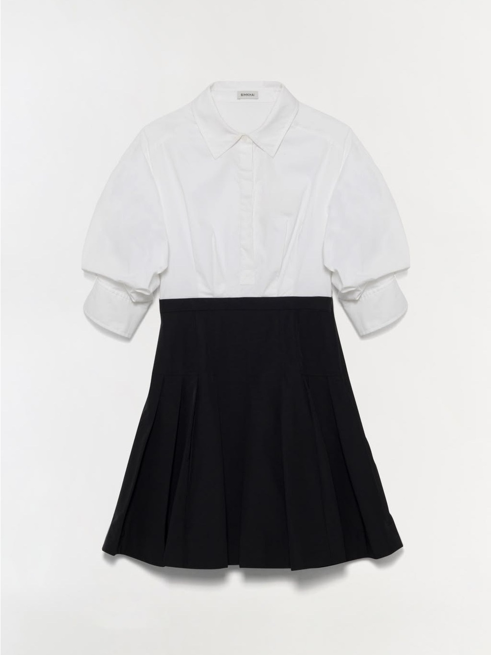 SIMKHAI Black and White Sinclair Cotton Mini Dress size XS - Picture 4 of 9
